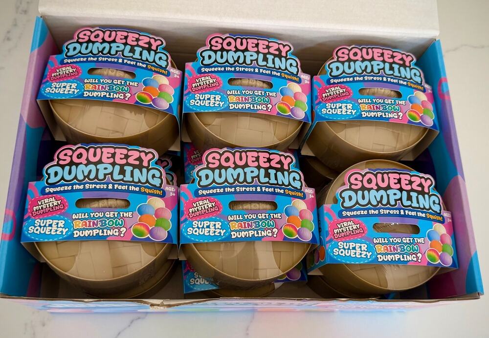 MYSTERY DUMPLINGS Squeezy Dumpling Squishy Lot of 12 Box included